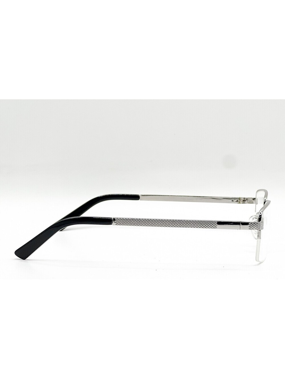 Signature Collection 1132 Silver Authentic Eyeglasses 55-19-140 - Picture 3 of 5